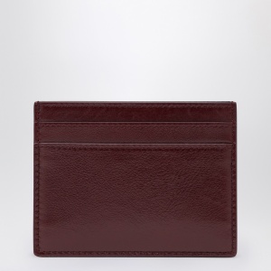 Saint Laurent Dark ruby leather credit card holder - Img 2