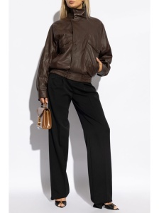 Saint Laurent grain de poudre wool trousers - Img 3