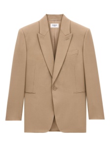 Saint Laurent Jackets Beige