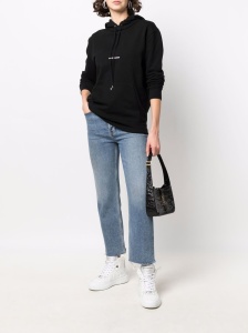 Saint Laurent Logo Print Hoodie - Img 3