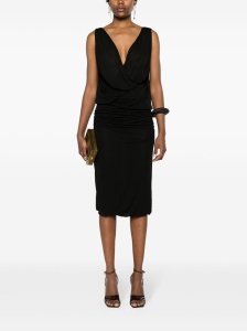 Saint Laurent V-necked mini dress - Img 3