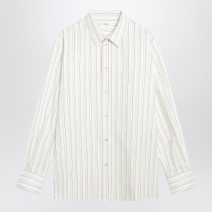 Saint Laurent White striped Cassandre shirt in cotton