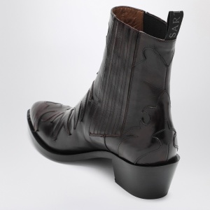 Sartore Burgundy Parma western ankle boot - Img 2