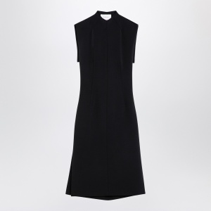 Sportmax Black wool blend sleeveless dress