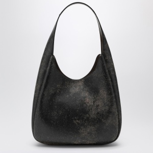 Stella McCartney Large Hobo bag with aged effect and logo - Img 2