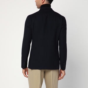 Tagliatore Blue double-breasted wool jacket - Img 2