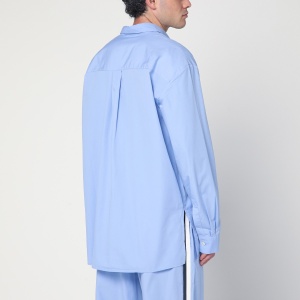 Tekla Cornflower blue pyjama shirt - Img 2