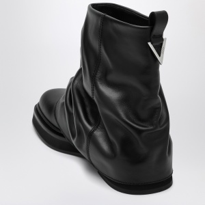 The Attico Combat Mini Robin black leather boot - Img 2