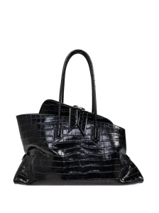 The Attico crocodile-effect tote bag