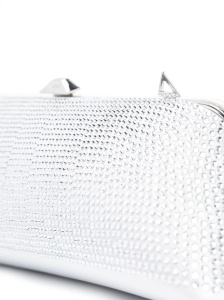 The Attico Long Night crystal-embellished clutch bag - Img 4