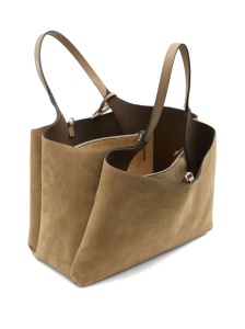Tod's Logo-charm suede tote bag - Img 2