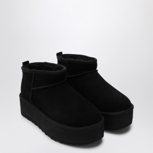 UGG Classic Ultra Mini black boot with platform