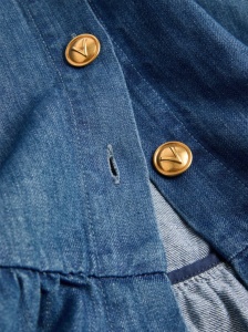 Valentino Denim Midi Skirt - Img 2
