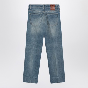 Valentino Faded-effect blue jeans - Img 2