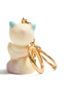 Valentino Garavani Le Chat De La Maison Nylon Bag Charm with Keychain - Img 4