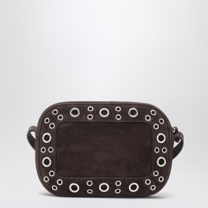 Valentino Garavani Nellcôte bag brown in suede with studs and rivets - Img 2