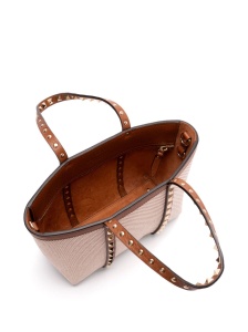 Valentino Garavani Rockstud canvas mini tote bag - Img 2