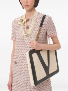 Valentino Short Dress in Embroidered Ribbon Tweed - Img 3