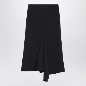 Victoria Beckham Navy blue skirt in wool blend - Img 2