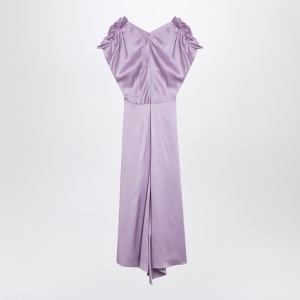 Victoria Beckham Petunia-coloured midi dress with ruffles - Img 2