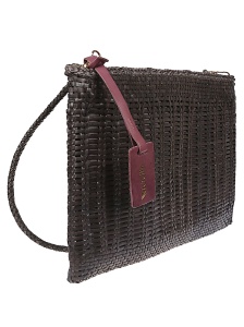 VIPERA leather clutch with braiding - Img 3
