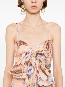 Zimmermann Coco mini dress with bow - Img 4