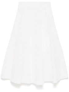Zimmermann Crush embroidered midi skirt