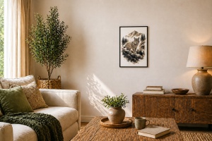 Umbra Pădurii – Tablou 3D Decorativ Stratificat cu Râs, Inspirat din Carpați - Img 5