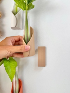 Vază pentru înmulțirea plantelor printată 3D – Suport cu eprubetă din plastic pentru perete sau masă - Img 5