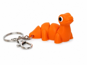Breloc Dinozaur Articulat 3D – Breloc Flexibil Printat 3D pentru Chei, Rucsac și Geantă