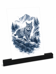 Umbra Pădurii – Tablou 3D Decorativ Stratificat cu Râs, Inspirat din Carpați - Img 2
