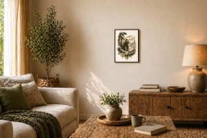 Stăpânul Munților – Tablou 3D Decorativ Stratificat cu Urs, Inspirat din Carpați - Img 5