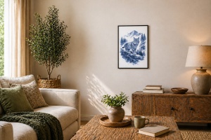 Umbra Pădurii – Tablou 3D Decorativ Stratificat cu Râs, Inspirat din Carpați - Img 5