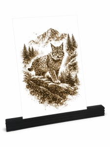 Umbra Pădurii – Tablou 3D Decorativ Stratificat cu Râs, Inspirat din Carpați - Img 2