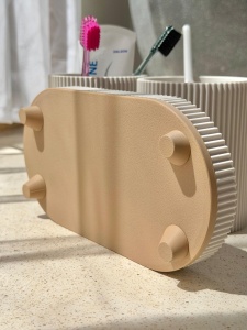 Organizator baie printat 3D – Suport modern pentru periuțe și accesorii de baie - Img 3