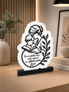 Cadou pentru Învățătoare – Decorațiune Personalizată cu Mesaj Emoționant