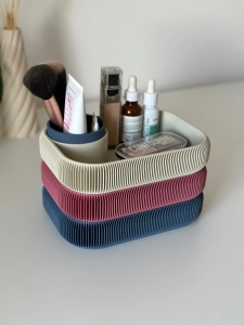 Set organizatoare pentru cosmetice și accesorii printate 3D – Tăvi decorative și suport multifuncțional - Img 2
