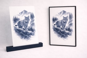 Umbra Pădurii – Tablou 3D Decorativ Stratificat cu Râs, Inspirat din Carpați - Img 4