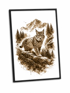 Umbra Pădurii – Tablou 3D Decorativ Stratificat cu Râs, Inspirat din Carpați - Img 3