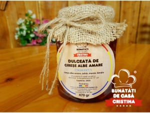 Dulceata de cirese albe amare (360gr)