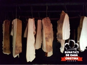 Slanina afumata de mangalita (Kg)