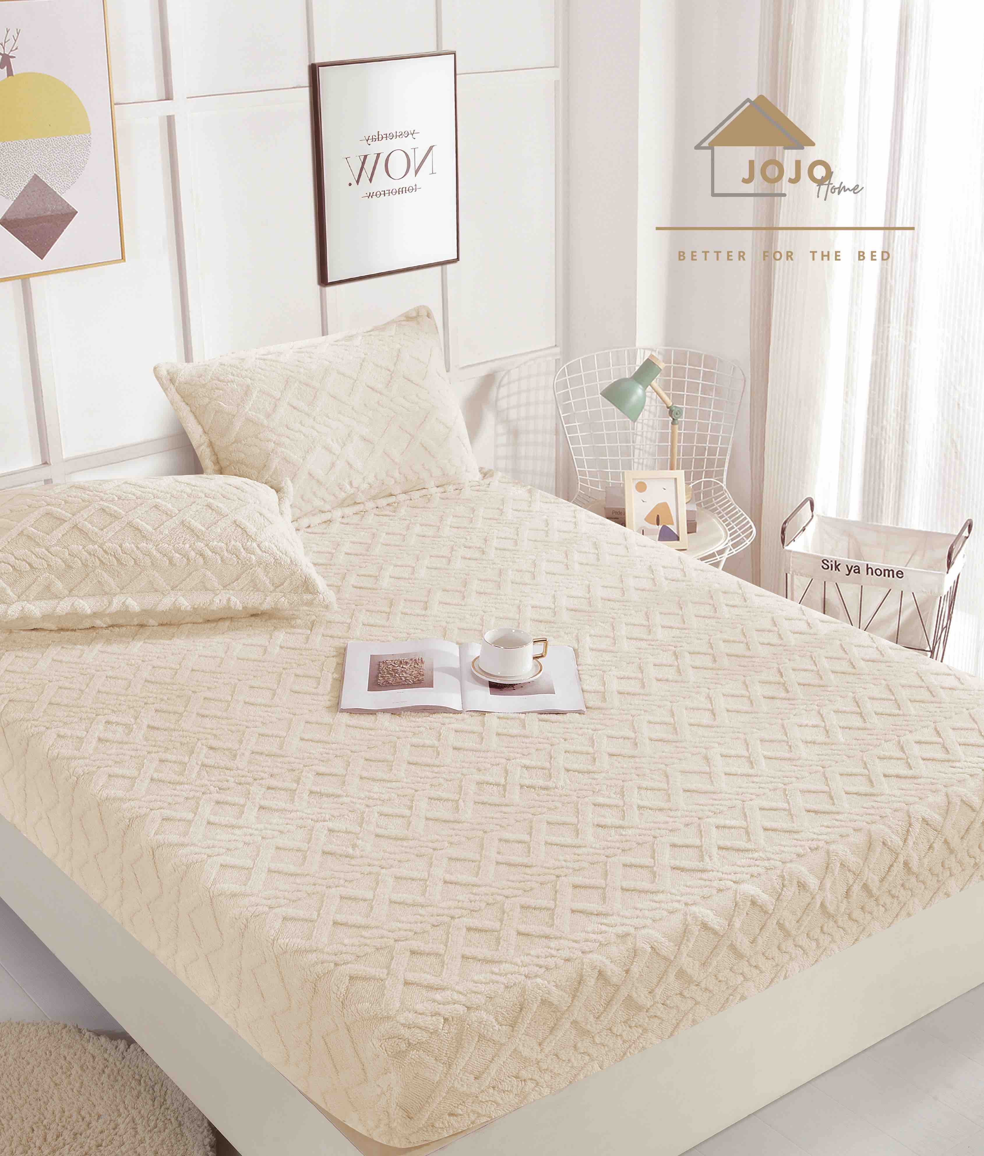 Huse de pat cocolino tip tricotaj