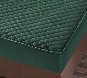Husa tip topper din catifea 180x200cm + 2 fete de perna - Img 3