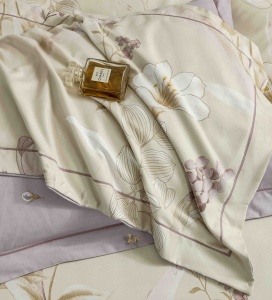 Set lenjerie de pat premium, în cutie cadou, 6 piese, cu elastic - Img 5
