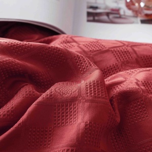 Set lenjerie pat dublu Jacquard, 6 piese - Img 2