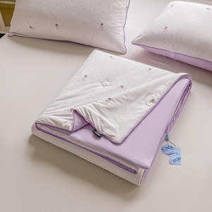 Pilotă de Vară Răcoroasă Premium cu Tehnologie Cooling Touch – 200x230 cm + 2 Fețe de Pernă 50x70 cm - Img 2
