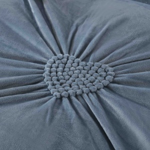 Set lenjerie de pat catifea deluxe, cu broderie, 4 piese - Img 2