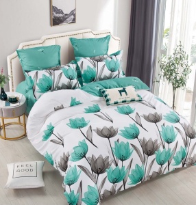 Set lenjerie de pat dublu, 6 piese