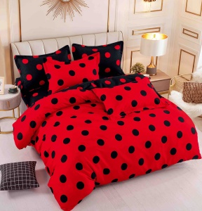 Set lenjerie de pat dublu, 6 piese