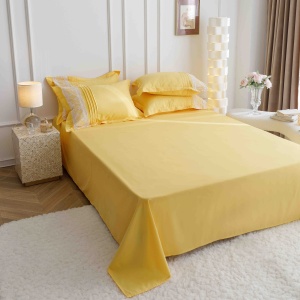 Set lenjerie de pat premium, cu inimioare brodate, 6 piese - Img 9